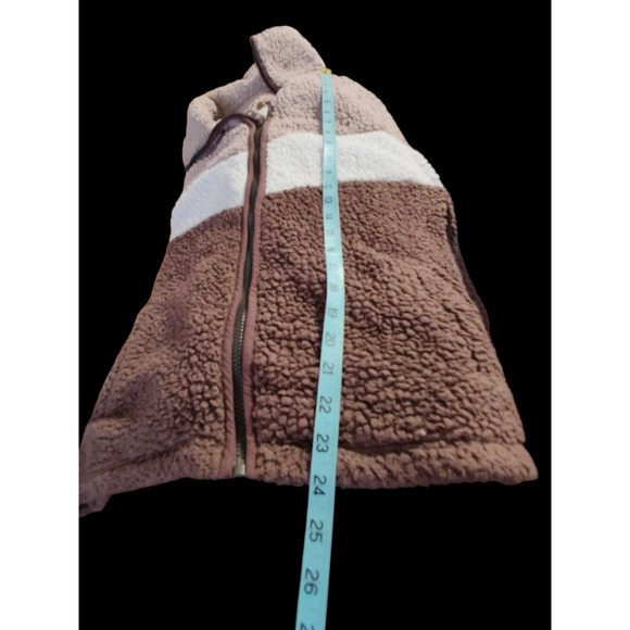 Members Mark Cozy Sherpa Full Zip Light Weight Jacket Size Small - Picture 5 of 6